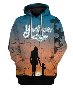 You Will Never Walk Alone Custom T-Shirts Hoodies Apparel HD-TA2312195 3D Custom Fleece Hoodies Hoodie S 