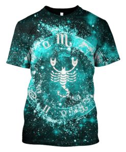 Zodiac Scorpius Hoodies - T-Shirts Apparel ZOD110110 3D Custom Fleece Hoodies T-Shirt S