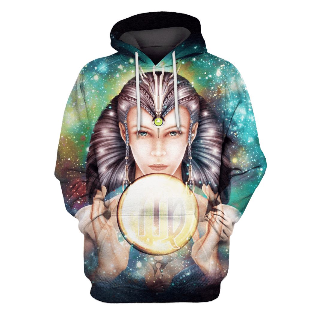 Gearhumans Zodiac Virgo Hoodies - T-Shirts Apparel 2 Zodiac Virgo Hoodies - T-Shirts Apparel ZOD110122 3D Custom Fleece Hoodies Hoodie S