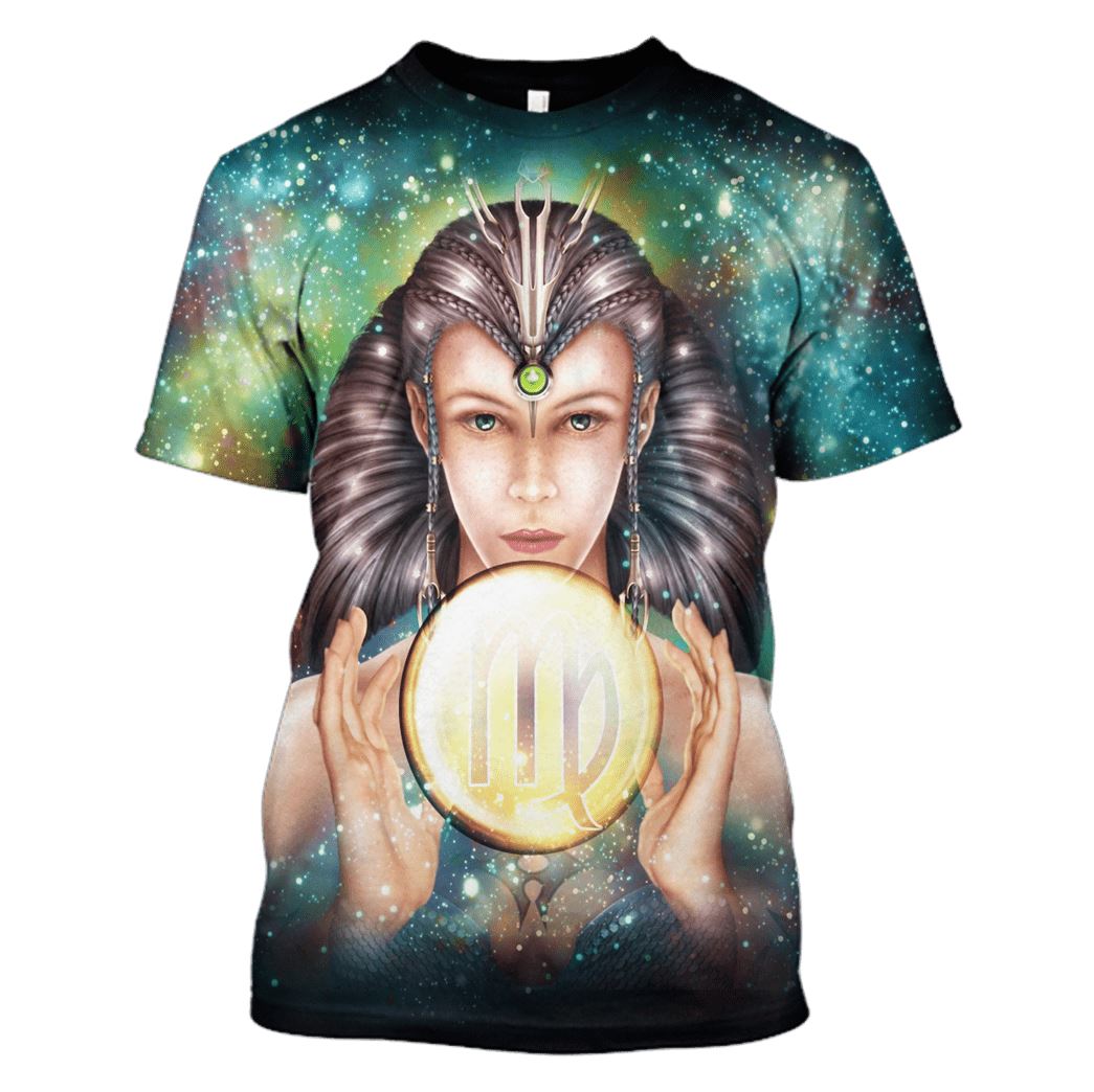 Gearhumans Zodiac Virgo Hoodies - T-Shirts Apparel 1 Zodiac Virgo Hoodies - T-Shirts Apparel ZOD110122 3D Custom Fleece Hoodies T-Shirt S
